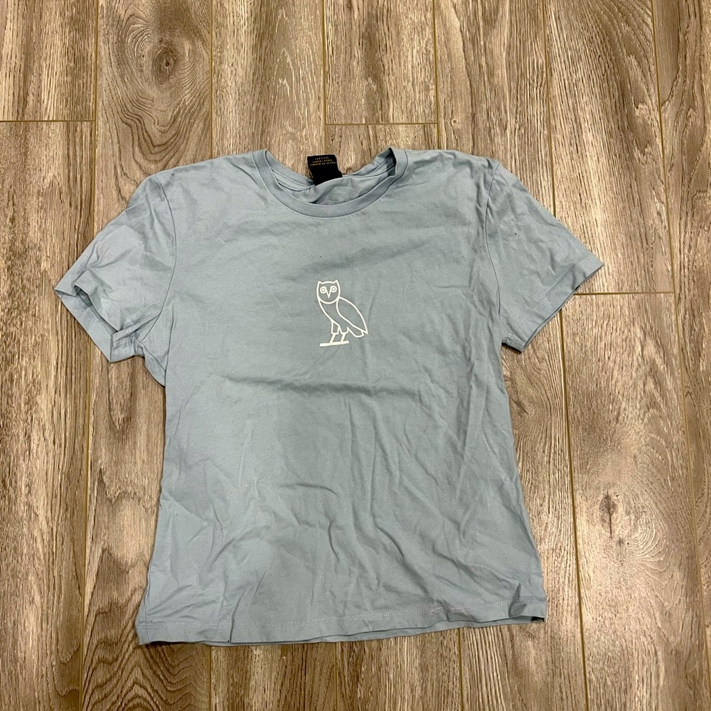 Blue OVO Drake owl women’s t-shirt